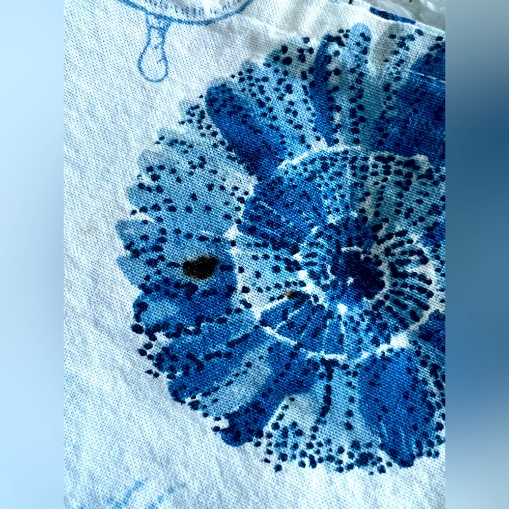 Nautical Shower Curtain. Blue and White - Picture 5 of 5